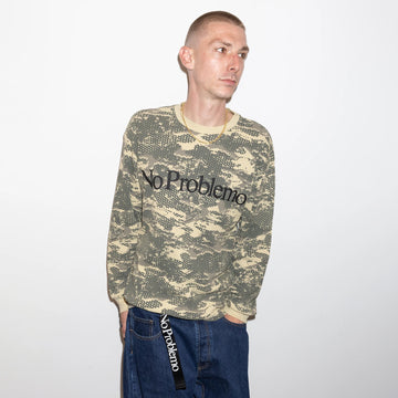 No Problemo Forest Waffle L/S Tee Sand
