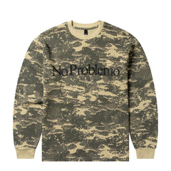 No Problemo Forest Waffle L/S Tee Sand