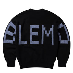 No Problemo Gradient Knit Jumper Black
