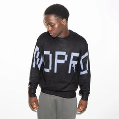 No Problemo Gradient Knit Jumper Black