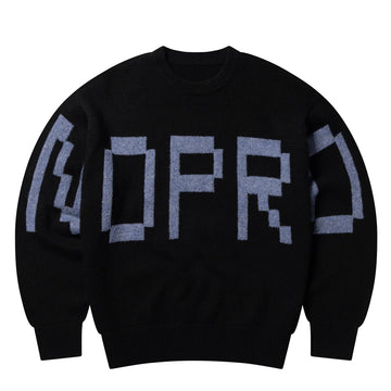 No Problemo Gradient Knit Jumper Black