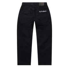 No Problemo Heavyweight Bagi Jeans Black