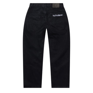 No Problemo Heavyweight Bagi Jeans Black