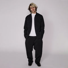 No Problemo Mini Problemo Ripstop L/S Work Shirt Black - Parasol Store