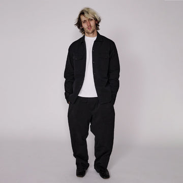 No Problemo Mini Problemo Ripstop L/S Work Shirt Black - Parasol Store