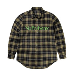No Problemo Plaid Shirt Green - Parasol Store