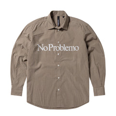 No Problemo Poplin Shirt Brown