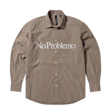 No Problemo Poplin Shirt Brown