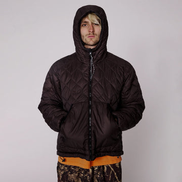 No Problemo Reversible Alien-O Puffer Jacket Black - Parasol Store