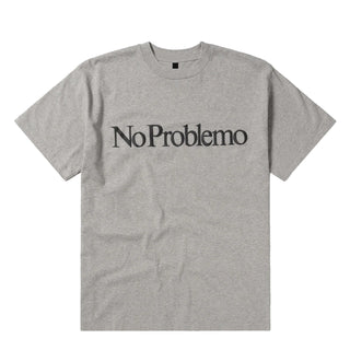 No Problemo S/S Tee Grey Marl - Parasol Store