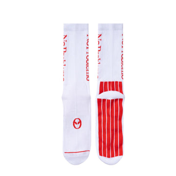 No Problemo Sock White