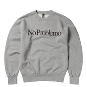 No Problemo Sweatshirt Grey Marl - Parasol Store