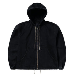 No Problemo Workwear Denim Jacket Black - Parasol Store