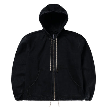 No Problemo Workwear Denim Jacket Black - Parasol Store
