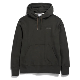 Norse Projects Arne Logo Hoodie Beech Green Norse Projects