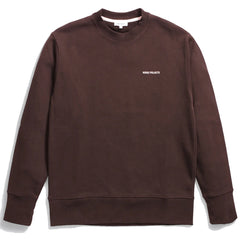 Norse Projects Arne Logo Sweat Heathland Brown Norse Projects