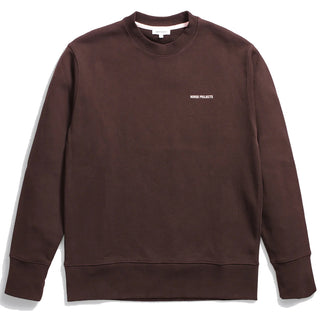 Norse Projects Arne Logo Sweat Heathland Brown Norse Projects