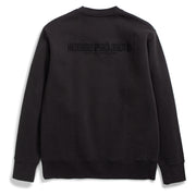 ​Norse Projects Arne Relaxed Brushed Fleece N Logo Sweat Black