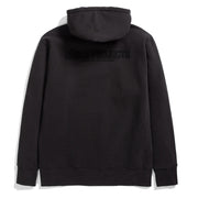 Norse Projects Arne Relaxed Organic Brushed Fleece N Logo Hoodie Black Norse Projects