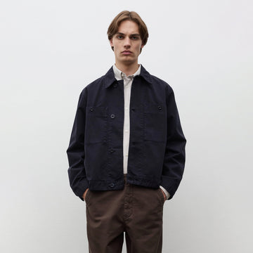 Norse Projects Arresskov Broken Twill Overshirt Dark Navy
