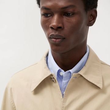 Norse Projects Arresskov Compact Cotton Overshirt Utility Khaki