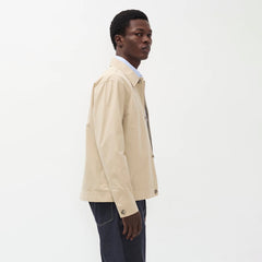 Norse Projects Arresskov Compact Cotton Overshirt Utility Khaki