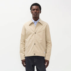 Norse Projects Arresskov Compact Cotton Overshirt Utility Khaki