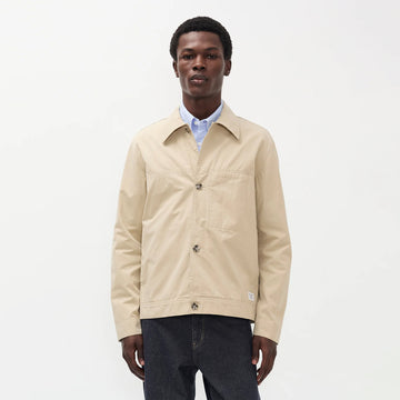 Norse Projects Arresskov Compact Cotton Overshirt Utility Khaki