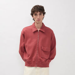 Norse Projects Fynshav Cotton Linen Loopback Jacket Cowhide