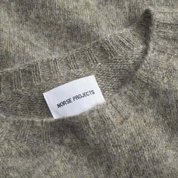 Norse Projects Birnir Brushed Lambswool Walnut - Parasol Store