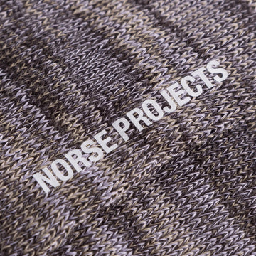 Norse Projects Bjarki Cotton Twist Socks Crocus Purple - Parasol Store