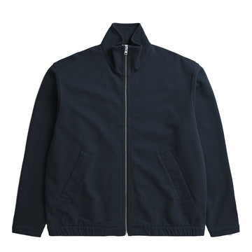 Norse Projects Bjorn Relaxed Organic Loopback Track Jacket Dark Navy - Parasol Store