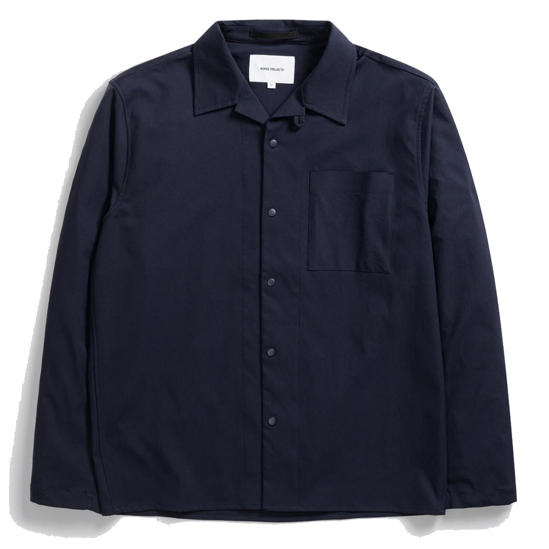 Norse Projects Carsten Solotex Twill LS Shirt Dark Navy Norse Projects