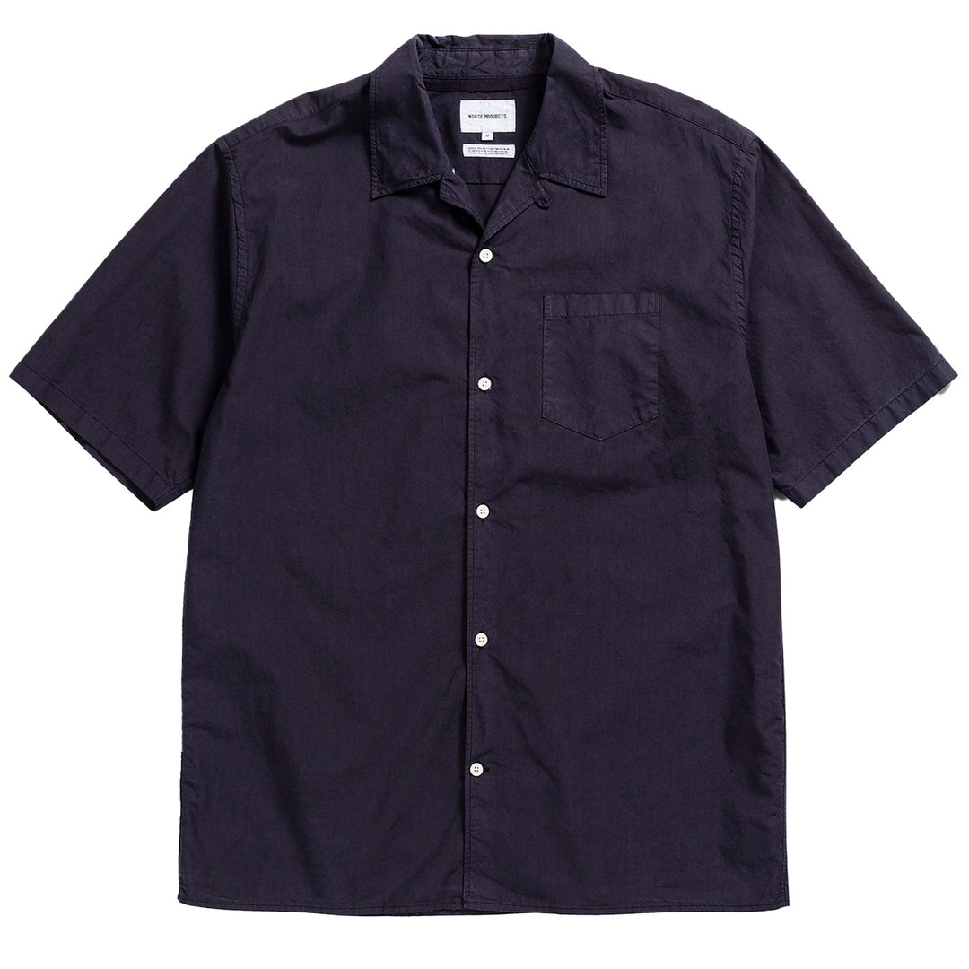 Norse Projects Carsten Tencel SS Shirt Dark Navy Norse Projects