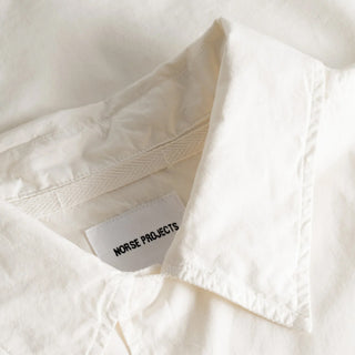 Norse Projects Carsten Tencel SS Shirt Enamel White - Parasol Store