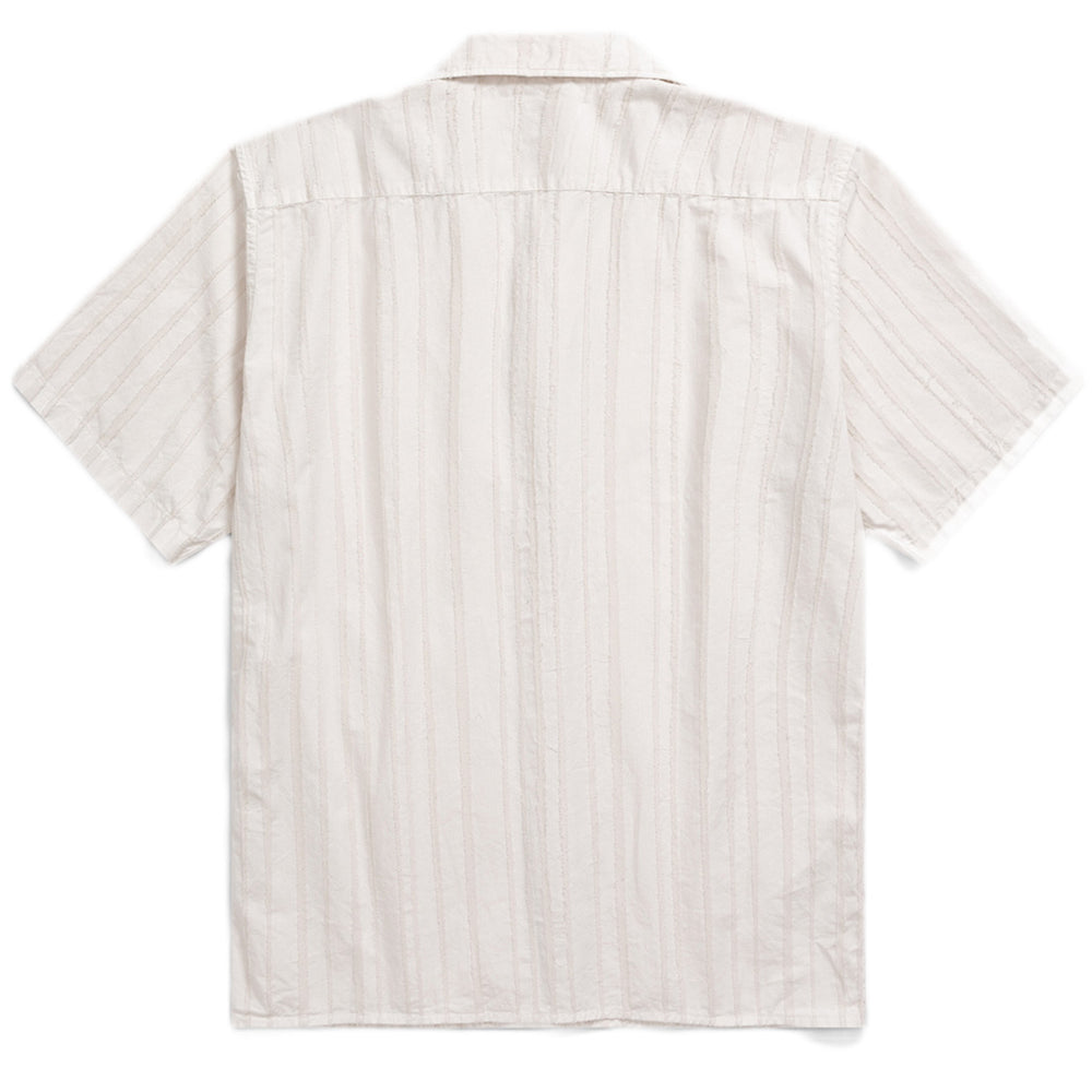 Norse Projects Carston Stripe SS Shirt Marble White - Parasol Store