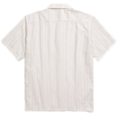Norse Projects Carston Stripe SS Shirt Marble White - Parasol Store