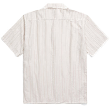 Norse Projects Carston Stripe SS Shirt Marble White - Parasol Store