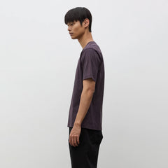 Norse Projects Dyrehaven Organic Logo Print T-Shirt Darkest Purple