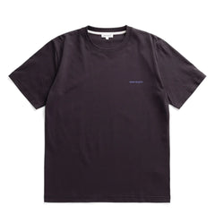 Norse Projects Dyrehaven Organic Logo Print T-Shirt Darkest Purple