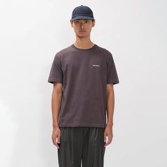 Norse Projects Dyrehaven Organic Logo Print T-shirt Shale