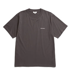 Norse Projects Dyrehaven Organic Logo Print T-shirt Shale