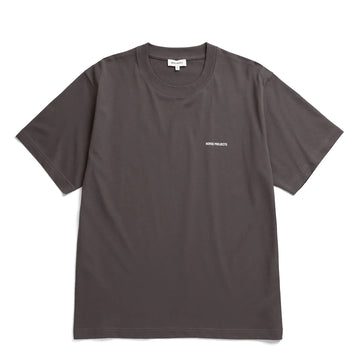 Norse Projects Dyrehaven Organic Logo Print T-shirt Shale