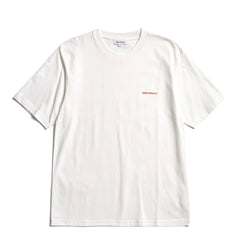 Norse Projects Dyrehaven Organic Logo Print T-shirt White