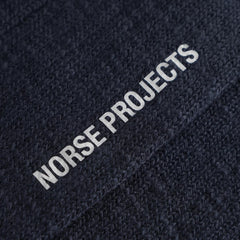 Norse Projects Ebbe Sport Sock Dark Navy - Parasol Store
