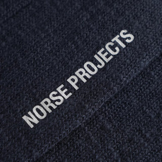 Norse Projects Ebbe Sport Sock Dark Navy - Parasol Store