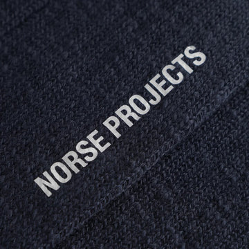 Norse Projects Ebbe Sport Sock Dark Navy - Parasol Store