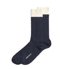 Norse Projects Ebbe Sport Sock Dark Navy - Parasol Store
