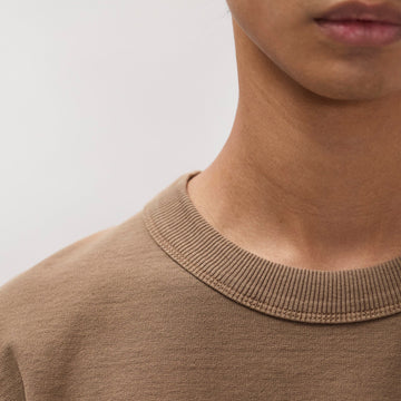 Norse Projects Elmelunde Organic Dry Cotton GMD T-shirt Walnut
