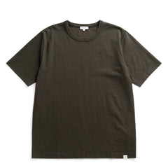 Norse Projects Elmelunde Soft Compact Cotton T-Shirt Beech Green